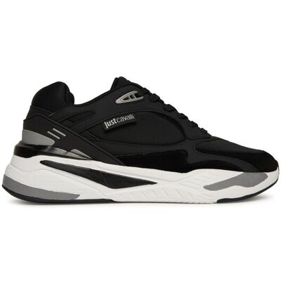 Just Cavalli Sneakersy 79QA3SD2 ZSD38 Čierna Muži Just Cavalli Sneakersy 79QA3SD2 ZSD38 Čierna Muži