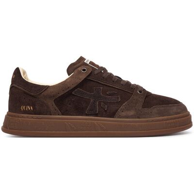 Premiata Sneakersy Quinn Var 8648 Tmavo hnedá Muži Premiata Sneakersy Quinn Var 8648 Tmavo hnedá Muži