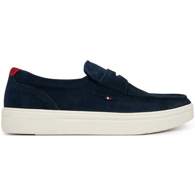 Tommy Hilfiger Poltopánky Modern Light Hybrid Suede Loafer FM0FM05786 Tmavomodrá Muži Tommy Hilfiger Poltopánky Modern Light Hybrid Suede Loafer FM0FM05786 Tmavomodrá Muži