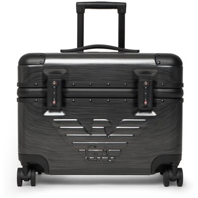 Emporio Armani Kabínový kufor EM006923 AF15459 Tmavosivá Muži Emporio Armani Kabínový kufor EM006923 AF15459 Tmavosivá Muži