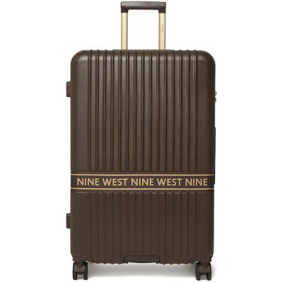 Nine West Veľký kufor CEO-NW-L-001-10 Tmavo hnedá Ženy Nine West Veľký kufor CEO-NW-L-001-10 Tmavo hnedá Ženy