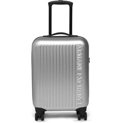 Armani Exchange Kabínový kufor XW002233 AF21472 M8104 Strieborná Ženy Armani Exchange Kabínový kufor XW002233 AF21472 M8104 Strieborná Ženy