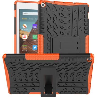 PROTEMIO STAND Extra odolný obal Amazon Kindle Fire HD 10 2019 / 2017 (9. generácia / 7. generácia) oranžový PROTEMIO STAND Extra odolný obal Amazon Kindle Fire HD 10 2019 / 2017 (9. generácia / 7. generácia) oranžový