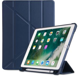 PROTEMIO LEATHER Zaklápací obal Apple iPad 9.7 (2018 / 2017) / tablet Air (1 / 2) tmavomodrý PROTEMIO LEATHER Zaklápací obal Apple iPad 9.7 (2018 / 2017) / tablet Air (1 / 2) tmavomodrý