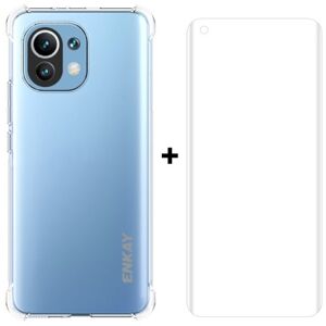 ENKAY Priehľadný obal + ochranná fólia Xiaomi Mi 11 ENKAY Priehľadný obal + ochranná fólia Xiaomi Mi 11