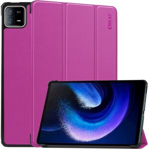 ENKAY LEATHER Zaklápací obal pre Xiaomi Pad 6 / Pad 6 Pro fialový ENKAY LEATHER Zaklápací obal pre Xiaomi Pad 6 / Pad 6 Pro fialový