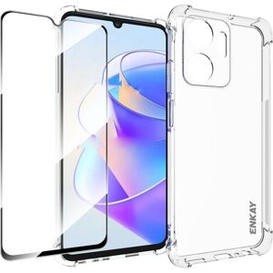 ENKAY SET Priehľadný obal + 3D ochranné sklo Honor X7a ENKAY SET Priehľadný obal + 3D ochranné sklo Honor X7a