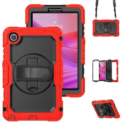 PROTEMIO SOLID 360 Odolný obal pre Lenovo Tab One / Lenovo Tab K9 červený PROTEMIO SOLID 360 Odolný obal pre Lenovo Tab One / Lenovo Tab K9 červený