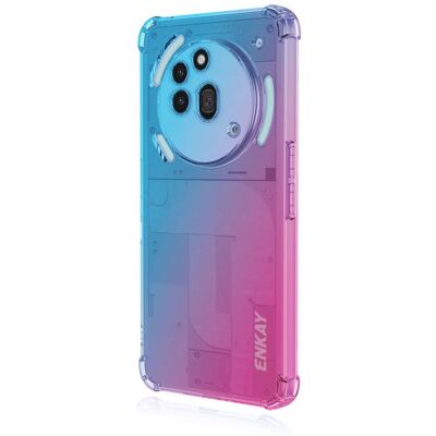 IMAK ENKAY GRADIENT Ochranný kryt pre Nothing Phone (3a) Pro BLUE PINK IMAK ENKAY GRADIENT Ochranný kryt pre Nothing Phone (3a) Pro BLUE PINK