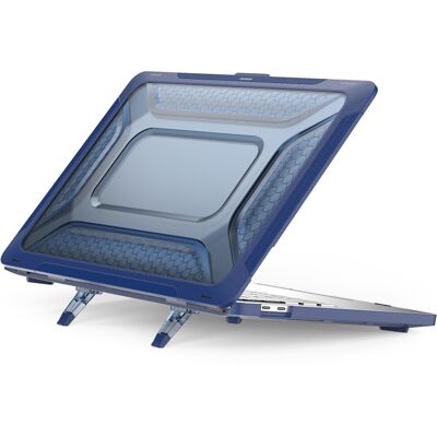 PROTEMIO HONEYCOMB Odolné puzdro pre Apple MacBook Pro 13" A2251 / A2289 / A2338 modré PROTEMIO HONEYCOMB Odolné puzdro pre Apple MacBook Pro 13" A2251 / A2289 / A2338 modré