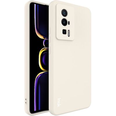 IMAK RUBBER Silikónový obal Xiaomi Poco F5 Pro biely IMAK RUBBER Silikónový obal Xiaomi Poco F5 Pro biely