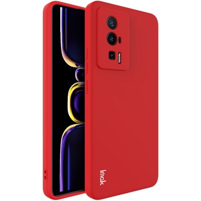 IMAK RUBBER Silikónový obal Xiaomi Poco F5 Pro červený IMAK RUBBER Silikónový obal Xiaomi Poco F5 Pro červený