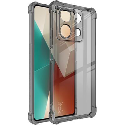 IMAK Ochranný silikónový obal pre Xiaomi Redmi Note 13 5G čierny IMAK Ochranný silikónový obal pre Xiaomi Redmi Note 13 5G čierny