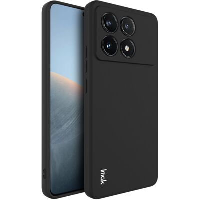 IMAK RUBBER Silikónový obal Xiaomi Poco X6 Pro 5G čierny IMAK RUBBER Silikónový obal Xiaomi Poco X6 Pro 5G čierny