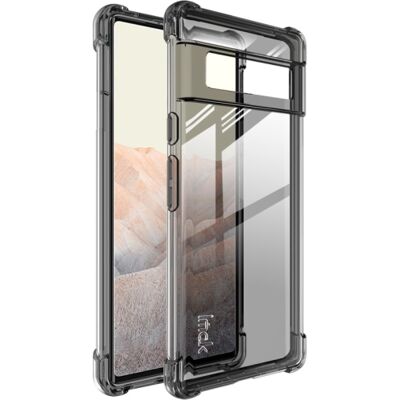 IMAK Ochranný silikónový kryt + fólia Google Pixel 6 Pro čierny IMAK Ochranný silikónový kryt + fólia Google Pixel 6 Pro čierny
