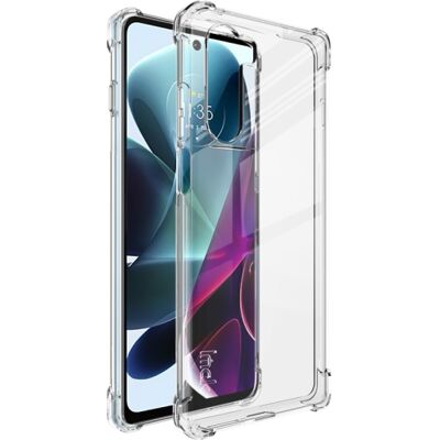 IMAK Ochranný silikónový kryt + fólia Motorola Moto G200 5G priehľadný IMAK Ochranný silikónový kryt + fólia Motorola Moto G200 5G priehľadný