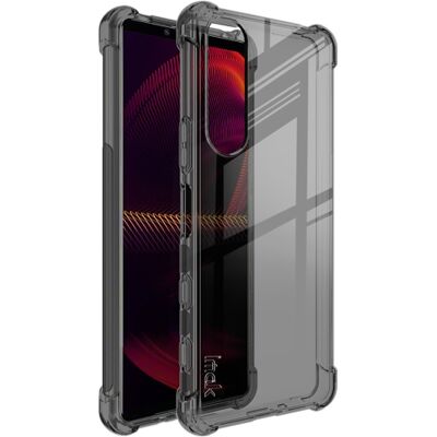 IMAK Ochranný silikónový kryt + fólia Sony Xperia 5 III čierny IMAK Ochranný silikónový kryt + fólia Sony Xperia 5 III čierny