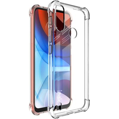 IMAK Ochranný silikónový kryt + fólia Motorola Moto E7 Power priehľadný IMAK Ochranný silikónový kryt + fólia Motorola Moto E7 Power priehľadný