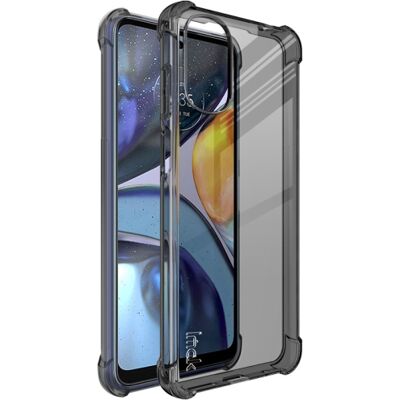 IMAK Ochranný silikónový kryt + fólia Motorola Moto G22 čierny IMAK Ochranný silikónový kryt + fólia Motorola Moto G22 čierny