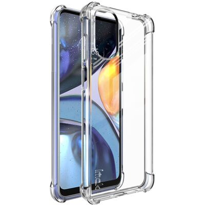 IMAK Ochranný silikónový kryt + fólia Motorola Moto G22 priehľadný IMAK Ochranný silikónový kryt + fólia Motorola Moto G22 priehľadný