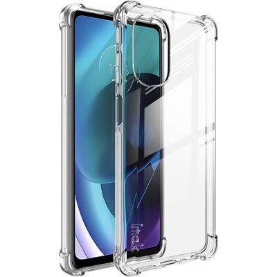 IMAK Ochranný silikónový kryt + fólia Motorola Moto G51 5G priehľadný IMAK Ochranný silikónový kryt + fólia Motorola Moto G51 5G priehľadný