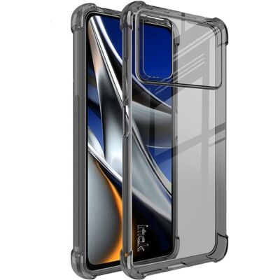 IMAK Ochranný silikónový kryt + fólia Xiaomi Poco X4 Pro 5G čierny IMAK Ochranný silikónový kryt + fólia Xiaomi Poco X4 Pro 5G čierny
