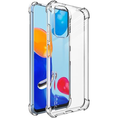 IMAK Ochranný silikónový kryt + fólia Xiaomi Redmi Note 11 / Note 11S priehľadný IMAK Ochranný silikónový kryt + fólia Xiaomi Redmi Note 11 / Note 11S priehľadný