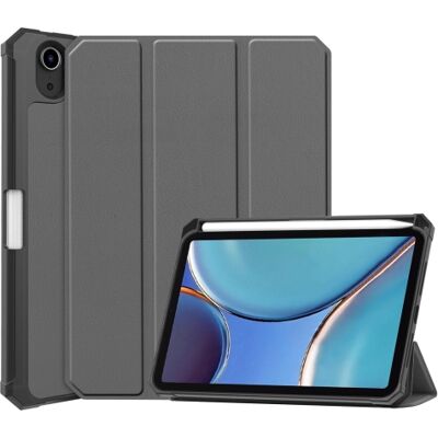 PROTEMIO LEATHER Zaklápací obal Apple iPad mini 2021 / iPad mini 2024 šedý PROTEMIO LEATHER Zaklápací obal Apple iPad mini 2021 / iPad mini 2024 šedý