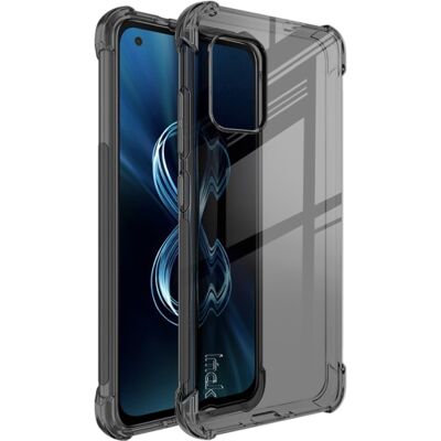 IMAK Ochranný silikónový kryt + fólia Asus ZenFone 8 (ZS590KS) čierny IMAK Ochranný silikónový kryt + fólia Asus ZenFone 8 (ZS590KS) čierny