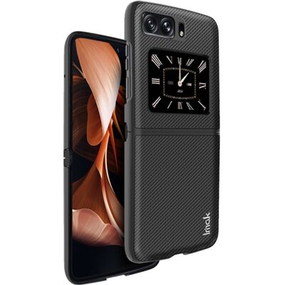 IMAK CARBON Ochranný obal pre Motorola Razr 2022 5G čierny IMAK CARBON Ochranný obal pre Motorola Razr 2022 5G čierny