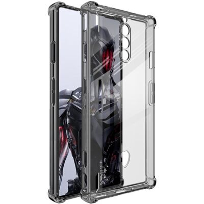IMAK Ochranný silikónový obal pre Nubia Redmagic 8 Pro čierny IMAK Ochranný silikónový obal pre Nubia Redmagic 8 Pro čierny