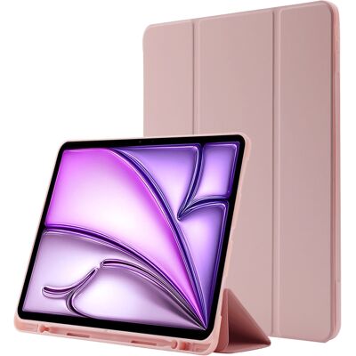 PROTEMIO LEATHER Zaklápací kryt pre Apple iPad Air 13 2026 / 2025 / 2024 svetloružový PROTEMIO LEATHER Zaklápací kryt pre Apple iPad Air 13 2026 / 2025 / 2024 svetloružový