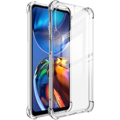 IMAK Ochranný silikónový kryt + fólia Motorola Moto E32 / E32s priehľadný IMAK Ochranný silikónový kryt + fólia Motorola Moto E32 / E32s priehľadný