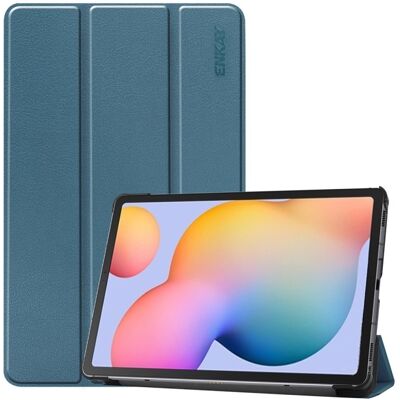 ENKAY LEATHER Zaklápací obal pre Samsung Galaxy Tab S6 Lite 2024 / S6 Lite 2022 / S6 Lite zelený ENKAY LEATHER Zaklápací obal pre Samsung Galaxy Tab S6 Lite 2024 / S6 Lite 2022 / S6 Lite zelený