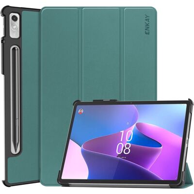 ENKAY LEATHER Zaklápací obal pre Lenovo Tab P11 Pro Gen2 zelený ENKAY LEATHER Zaklápací obal pre Lenovo Tab P11 Pro Gen2 zelený