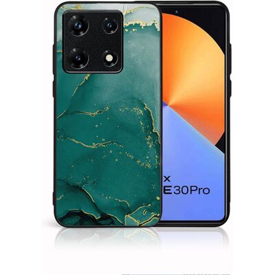 PROTEMIO MY ART Ochranný kryt pre Infinix Note 30 Pro GREEN MARBLE (145) PROTEMIO MY ART Ochranný kryt pre Infinix Note 30 Pro GREEN MARBLE (145)
