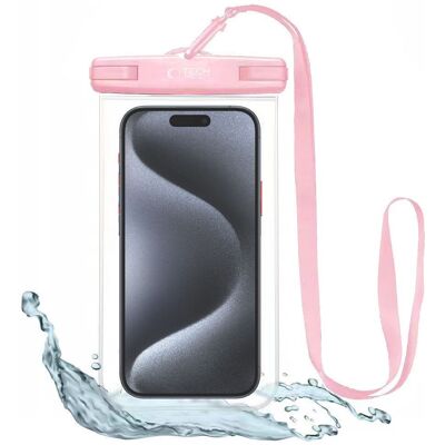 TECH-PROTECT UWC7 Univerzálne vodotesné puzdro do 6.9" PINK TECH-PROTECT UWC7 Univerzálne vodotesné puzdro do 6.9" PINK