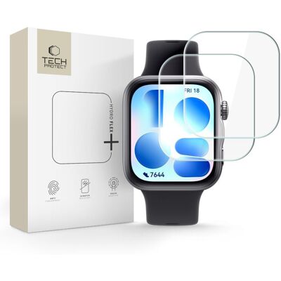 TECH-PROTECT HYDRO FLEX+ 2-PACK Ochranná fólia pre Huawei Watch Fit 5 CLEAR TECH-PROTECT HYDRO FLEX+ 2-PACK Ochranná fólia pre Huawei Watch Fit 5 CLEAR