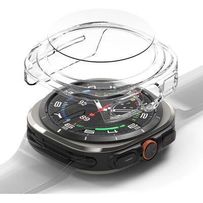 RINGKE SLIM Obal + ochranné sklo Samsung Galaxy Watch Ultra / Watch Ultra 2025 CLEAR RINGKE SLIM Obal + ochranné sklo Samsung Galaxy Watch Ultra / Watch Ultra 2025 CLEAR