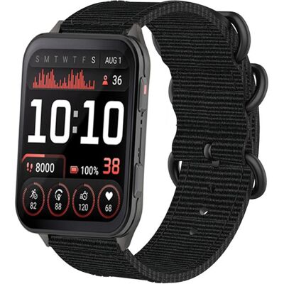 DUX NYLON Vymeniteľný remienok pre Garmin Venu X1 čierny DUX NYLON Vymeniteľný remienok pre Garmin Venu X1 čierny