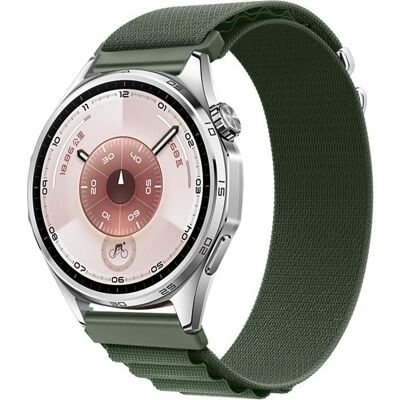 DUX NYLON Vymeniteľný remienok pre Huawei Watch GT 5 / 6 / 7 46mm tmavozelený DUX NYLON Vymeniteľný remienok pre Huawei Watch GT 5 / 6 / 7 46mm tmavozelený