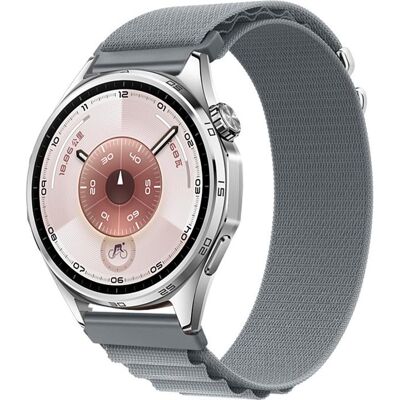 DUX NYLON Vymeniteľný remienok pre Huawei Watch GT 5 / 6 / 7 46mm šedý DUX NYLON Vymeniteľný remienok pre Huawei Watch GT 5 / 6 / 7 46mm šedý