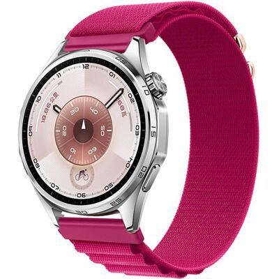 DUX NYLON Vymeniteľný remienok pre Huawei Watch GT 5 46mm / GT 6 46mm tmavoružový DUX NYLON Vymeniteľný remienok pre Huawei Watch GT 5 46mm / GT 6 46mm tmavoružový