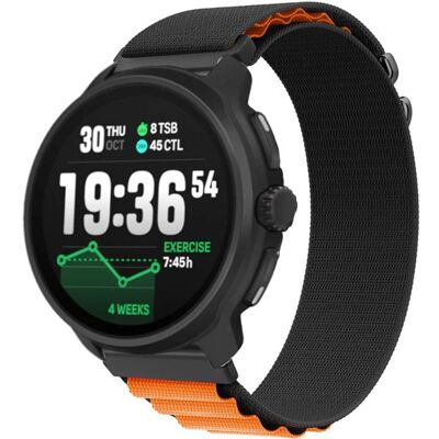 DUX NYLON Vymeniteľný remienok pre Suunto Race 2 BLACK-ORANGE DUX NYLON Vymeniteľný remienok pre Suunto Race 2 BLACK-ORANGE