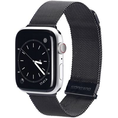 DUX MILANESE Kovový remienok pre Apple Watch SE / SE 2022 / SE 2023 / SE 2025 (40mm) čierny DUX MILANESE Kovový remienok pre Apple Watch SE / SE 2022 / SE 2023 / SE 2025 (40mm) čierny