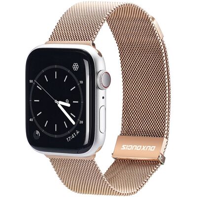 DUX MILANESE Kovový remienok pre Apple Watch SE / SE 2022 / SE 2023 / SE 2025 (44mm) zlatý DUX MILANESE Kovový remienok pre Apple Watch SE / SE 2022 / SE 2023 / SE 2025 (44mm) zlatý