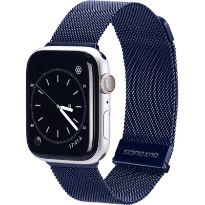 DUX MILANESE Kovový remienok pre Apple Watch SE / SE 2022 / SE 2023 / SE 2025 (44mm) modrý DUX MILANESE Kovový remienok pre Apple Watch SE / SE 2022 / SE 2023 / SE 2025 (44mm) modrý