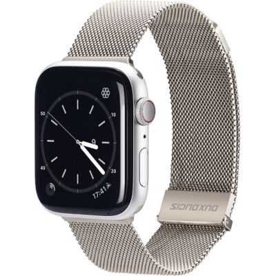 DUX MILANESE Kovový remienok pre Apple Watch SE / SE 2022 / SE 2023 / SE 2025 (44mm) STARLIGHT DUX MILANESE Kovový remienok pre Apple Watch SE / SE 2022 / SE 2023 / SE 2025 (44mm) STARLIGHT
