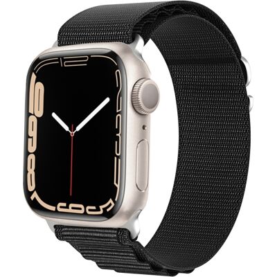 DUX GS Nylonový remienok pre Apple Watch SE / SE 2022 / SE 2023 / SE 2025 (40mm) čierny DUX GS Nylonový remienok pre Apple Watch SE / SE 2022 / SE 2023 / SE 2025 (40mm) čierny