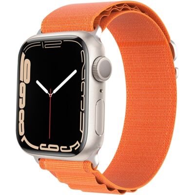 DUX GS Nylonový remienok pre Apple Watch SE / SE 2022 / SE 2023 / SE 2025 (44mm) oranžový DUX GS Nylonový remienok pre Apple Watch SE / SE 2022 / SE 2023 / SE 2025 (44mm) oranžový